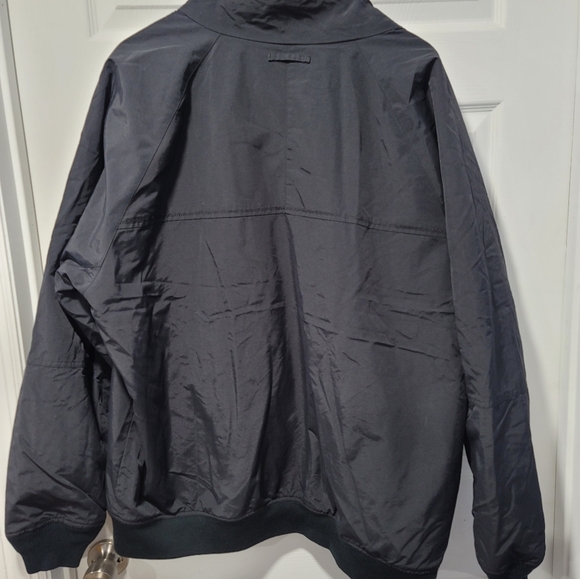 Lands End Mens Puffer Jacket Full Zip Up Long Sleeves Pockets Black Size XXL - Picture 12 of 16